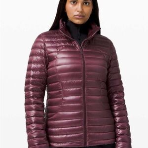 NWOT Lululemon Pack It Down Jacket *Shine Bordeaux Drama
